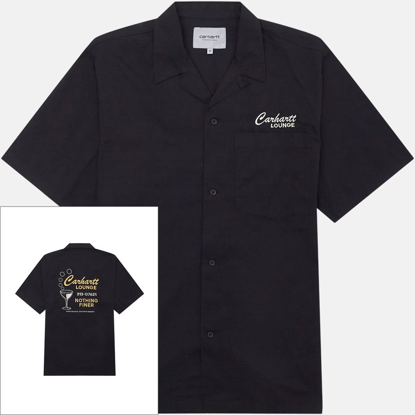 Carhartt WIP Shirts S/S CARHARTT LOUNGE I030046 BLACK