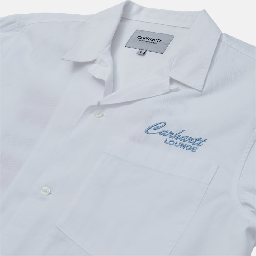 Carhartt WIP Shirts S/S CARHARTT LOUNGE I030046 WHITE