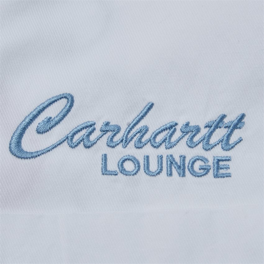 Carhartt WIP Skjortor S/S CARHARTT LOUNGE I030046 WHITE