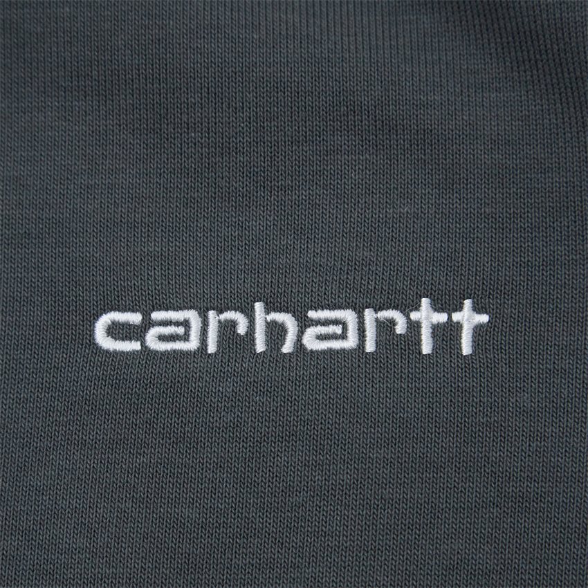 Carhartt WIP Sweatshirts HOODED SCRIPT EMBROIDERY I028937 HEMLOCK