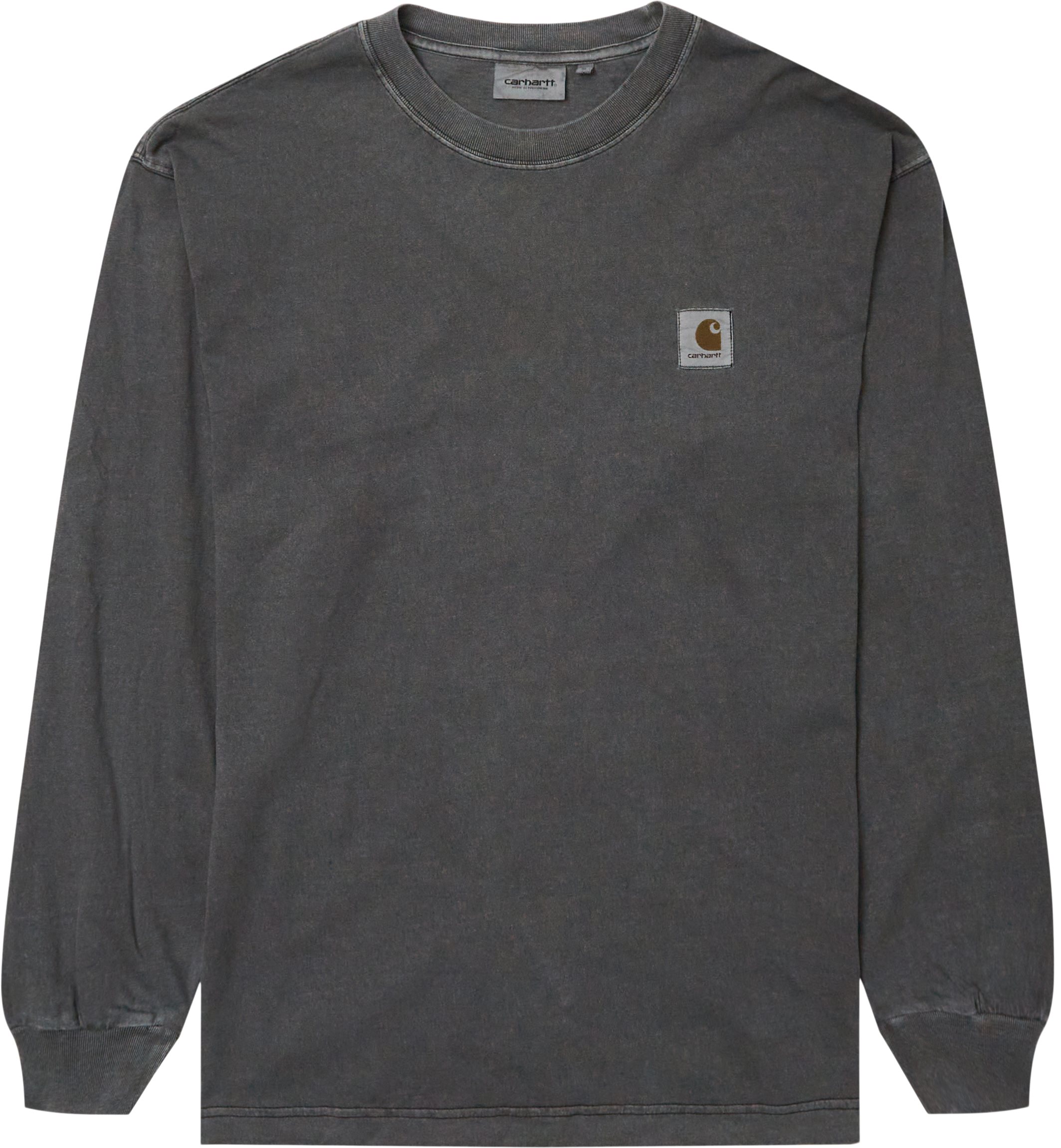 Carhartt WIP T-shirts L/S NELSON I029948 Sort