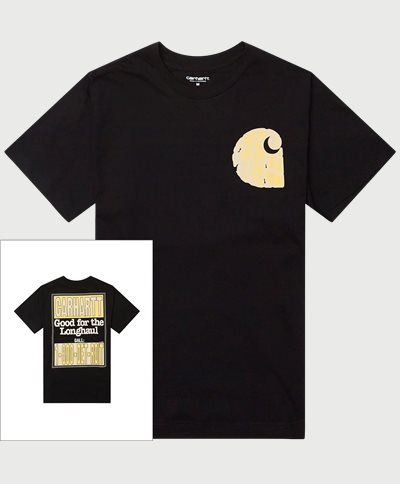 Carhartt WIP T-shirts S/S LONGHAUL I030189 Black