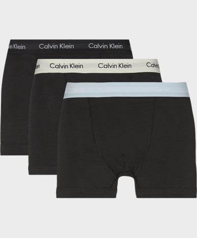 Calvin Klein Underkläder 0000U2662G1UV TRUNK 3PK Svart