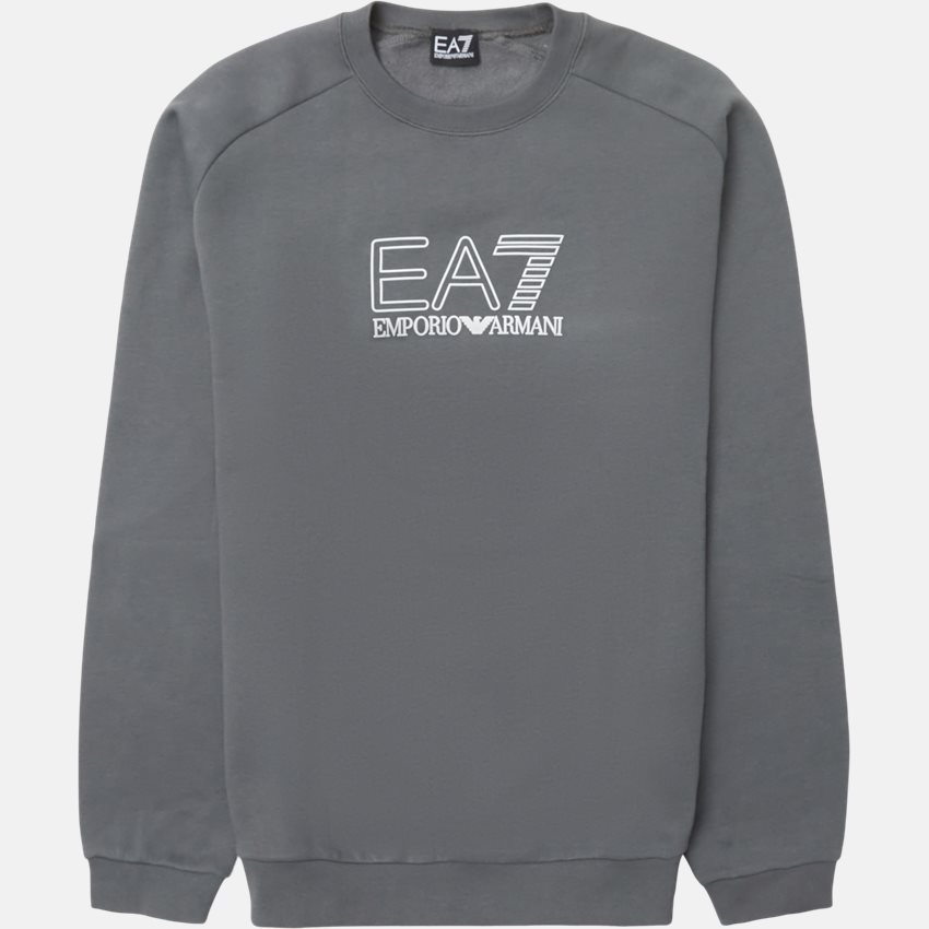 EA7 Sweatshirts PJ07Z-3LPM31 GRÅ