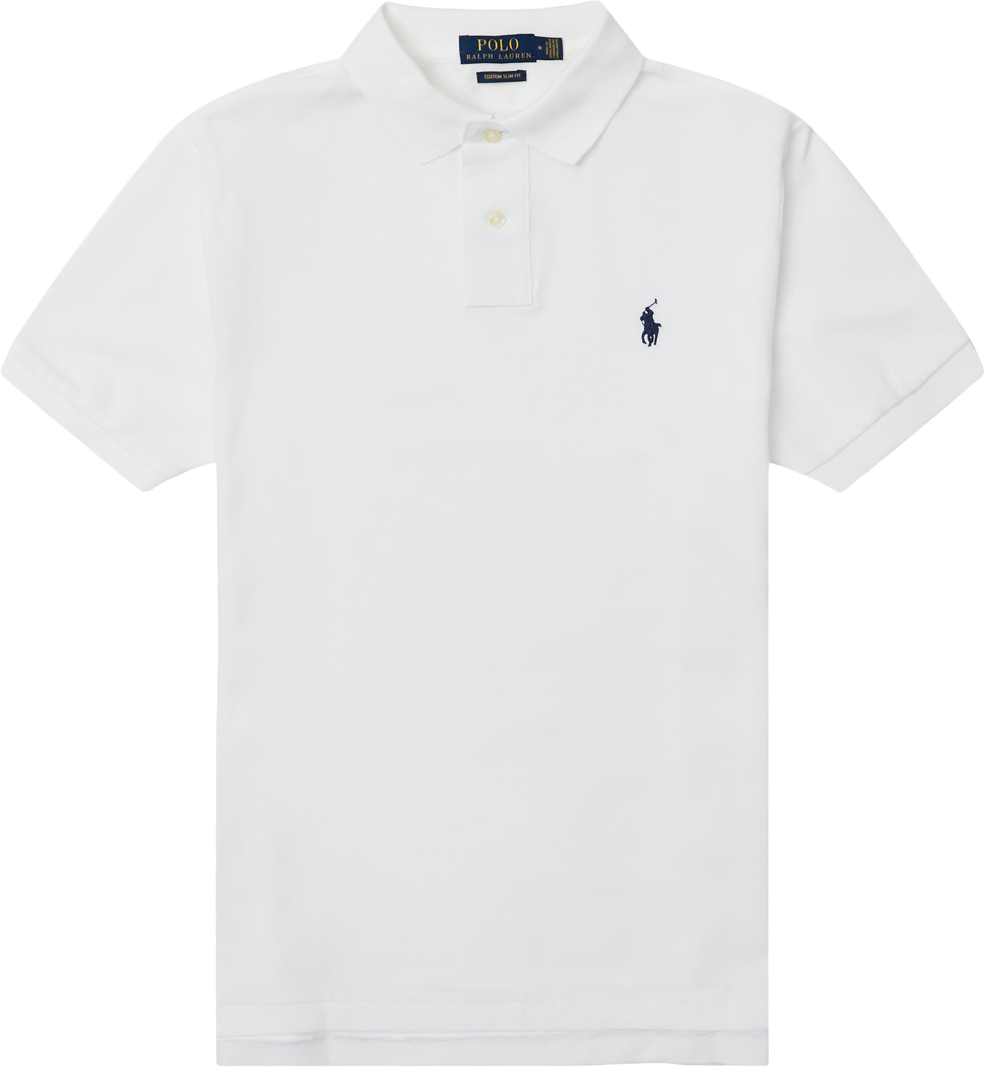 710666998 Polo Tee - T-shirts - Regular fit - Hvid