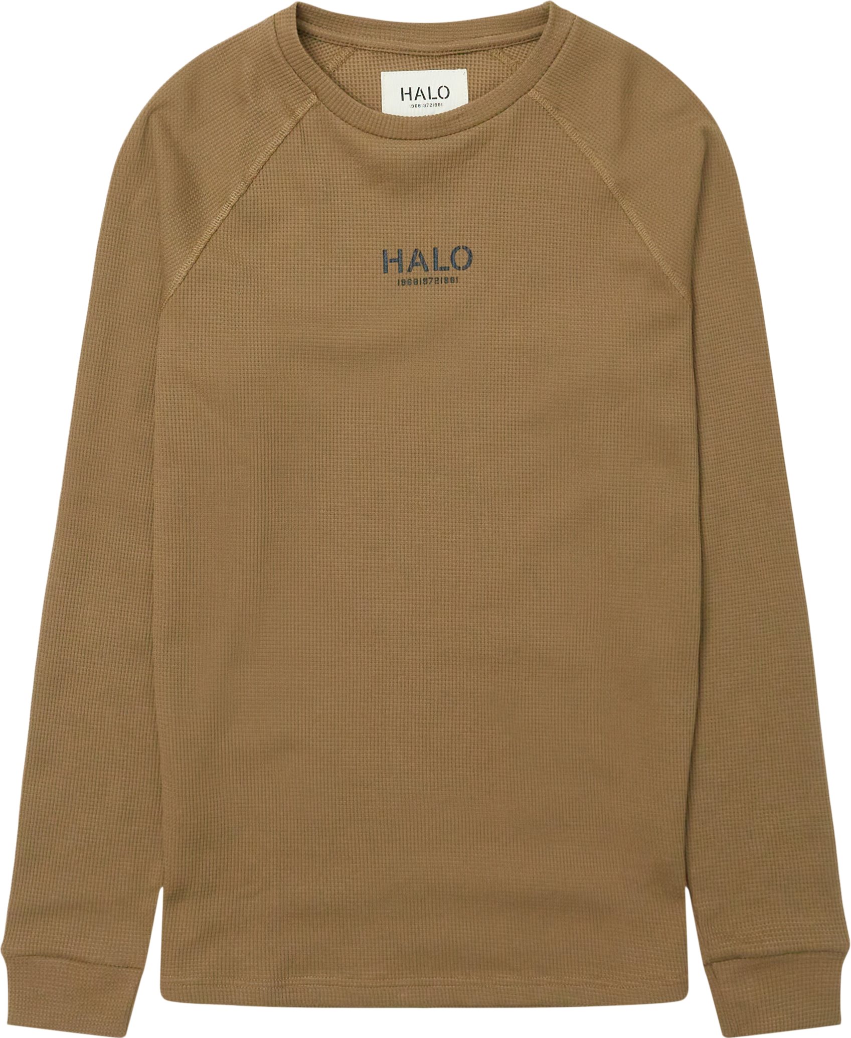 HALO T-shirts WAFFLE LONGSLEEVE 610022 Sand