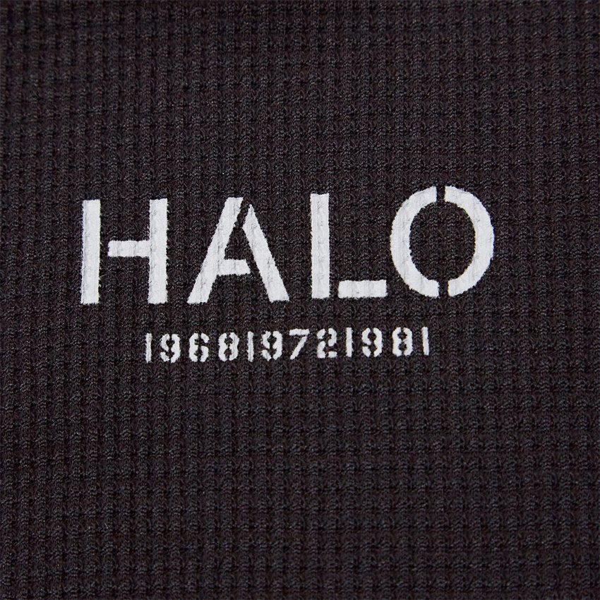 HALO T-shirts WAFFLE LONGSLEEVE 610022 SORT