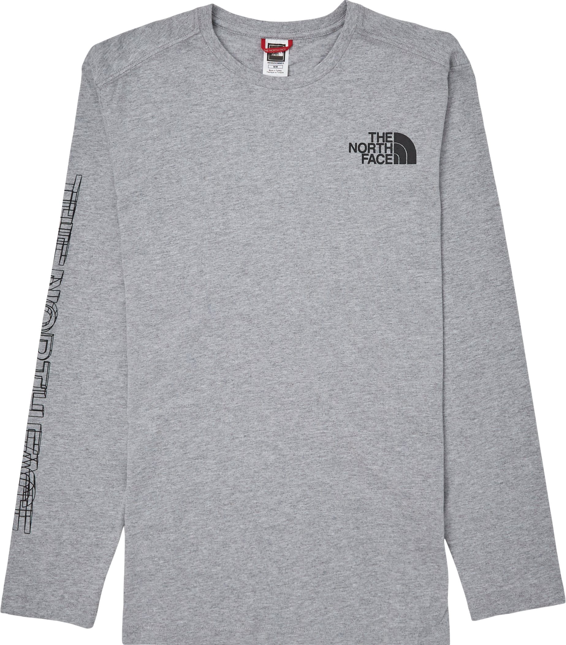 The North Face T-shirts COORDINATES L/S Grey