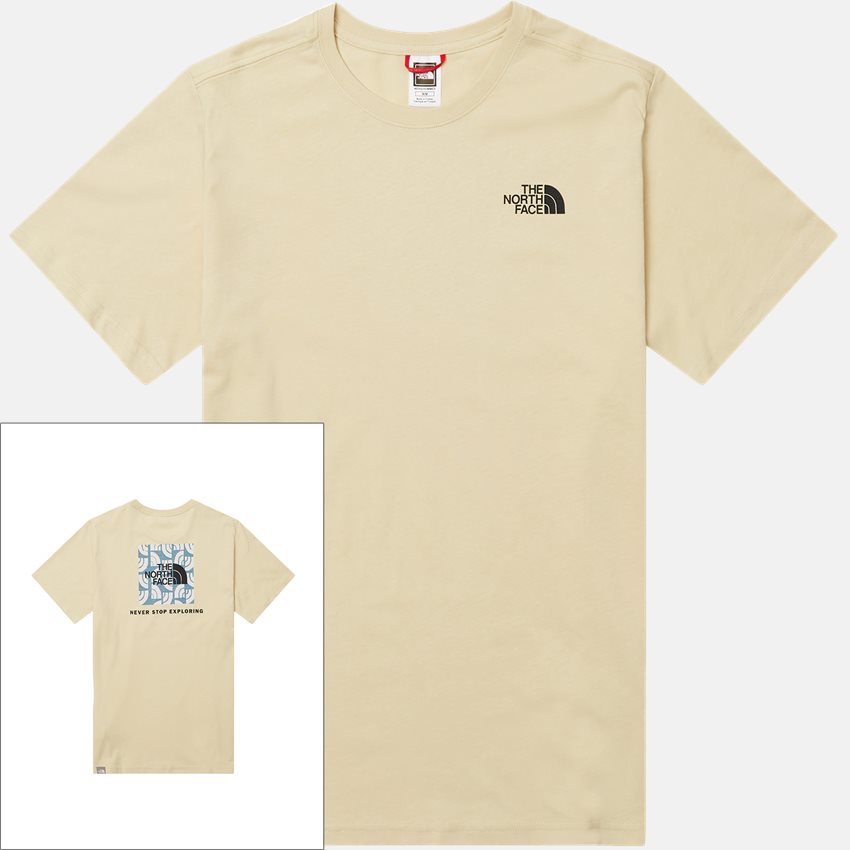 The North Face T-shirts S/S RED BOX TEE SAND