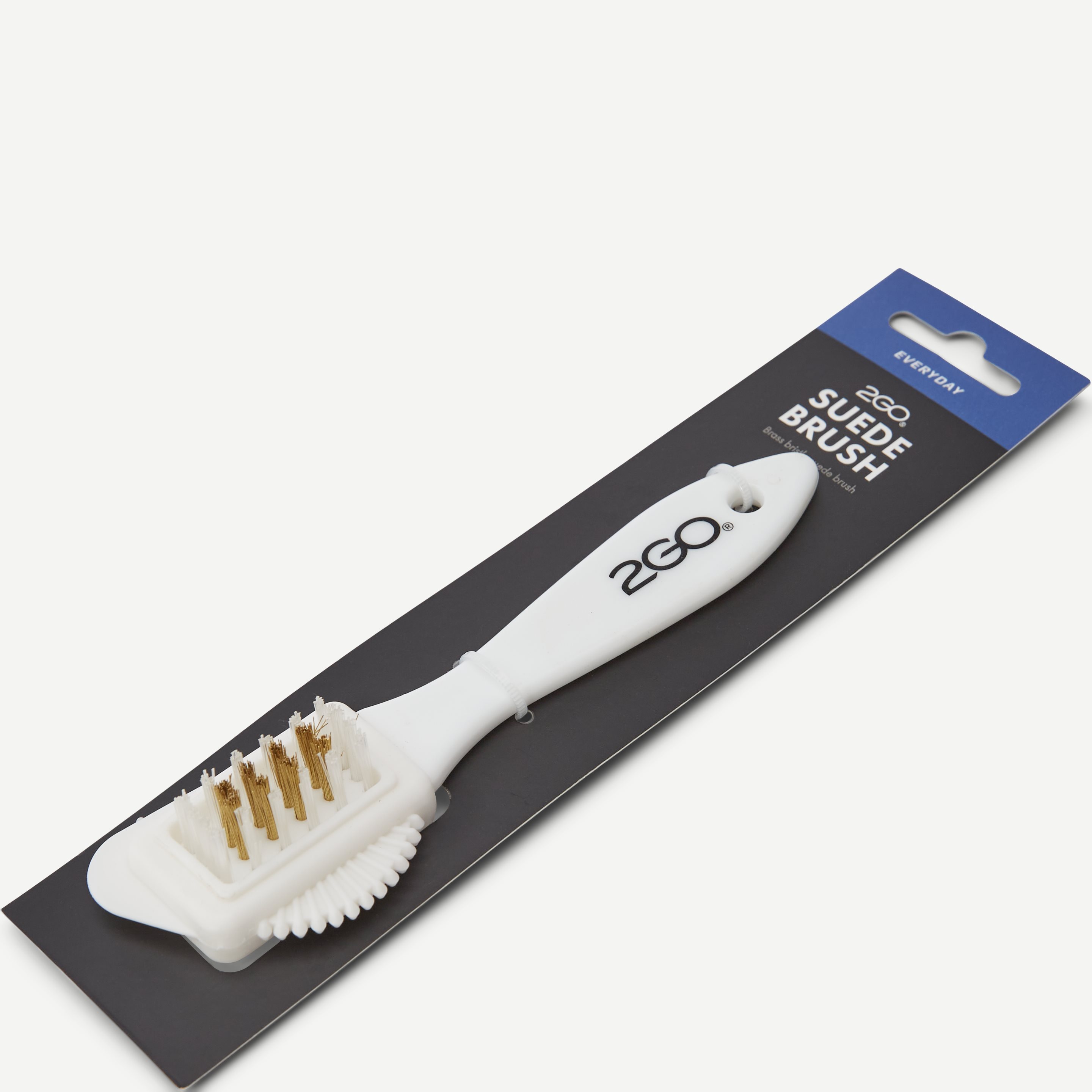 2GO Suede Brush Double - Accessories - Hvid