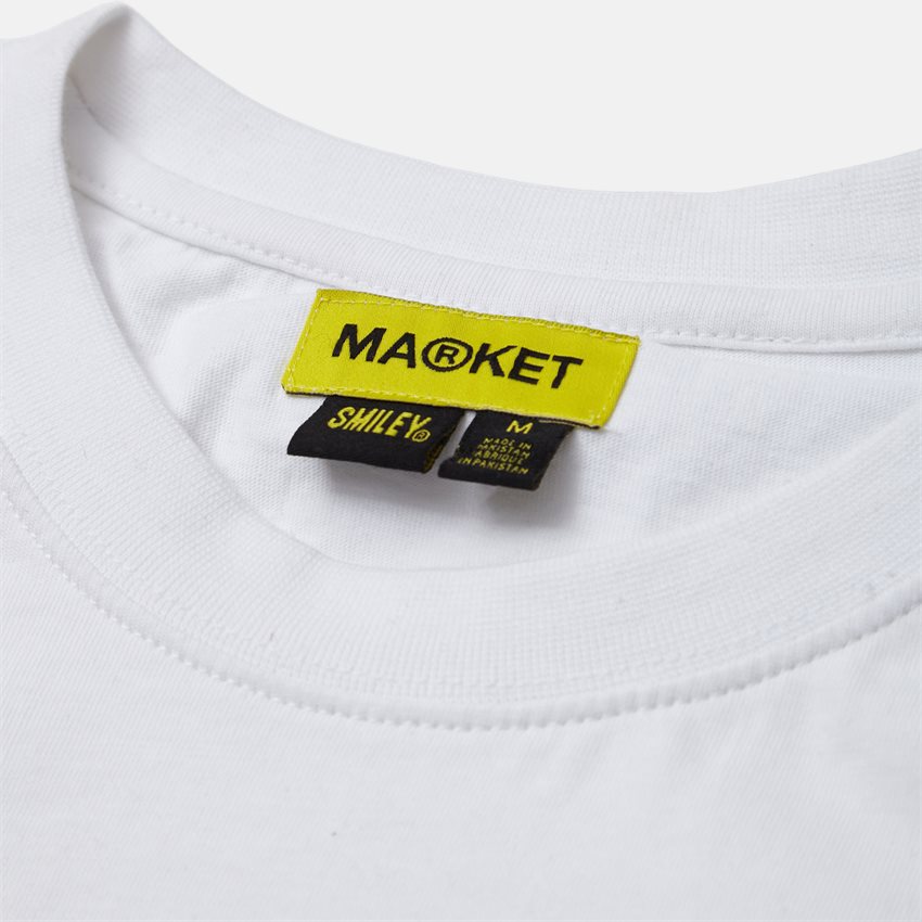 Market T-shirts SMILEY MARCHE DE MARKET  WHITE