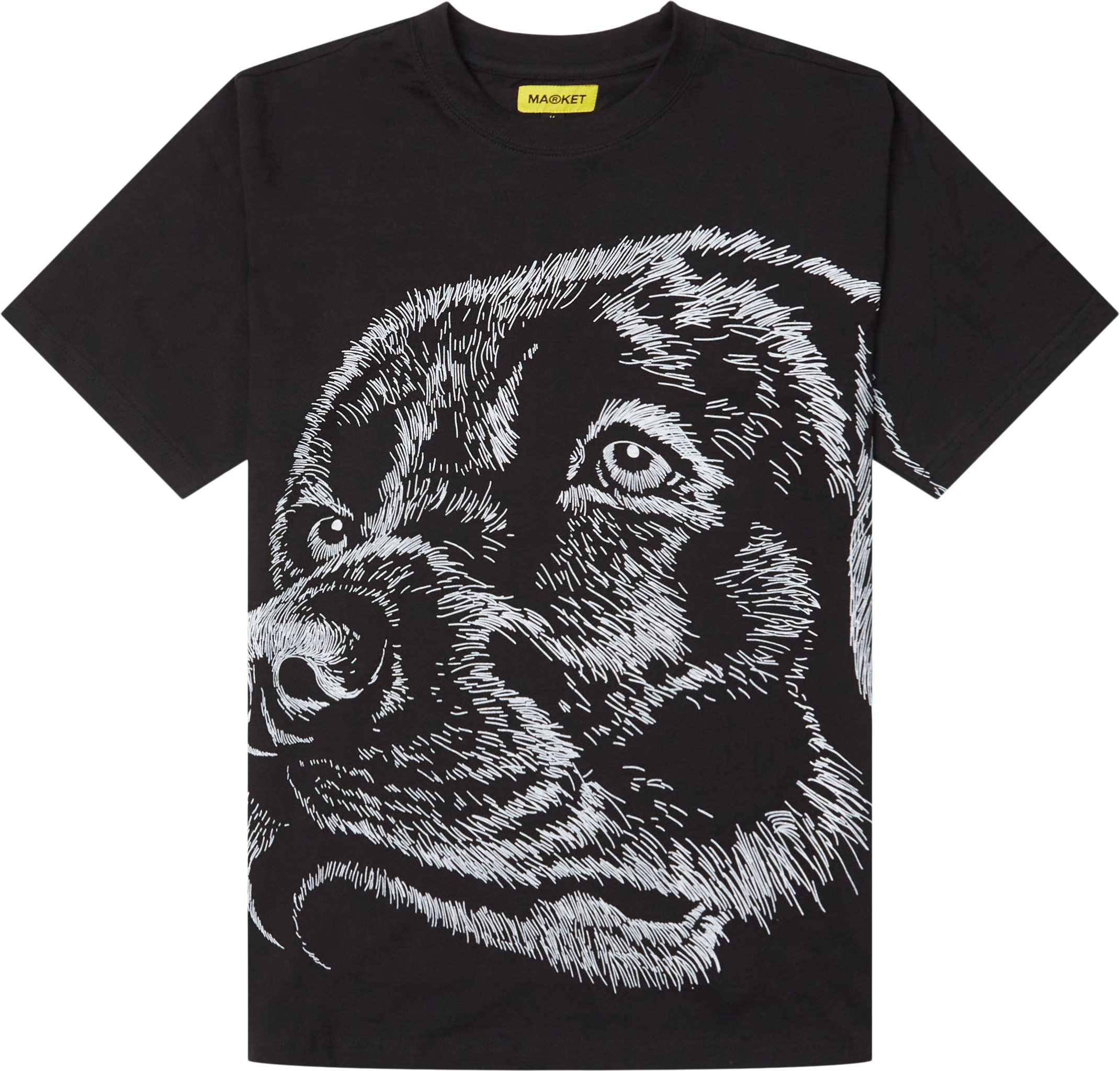 Market T-shirts GUARD DOG MAXIMUM SECURITY  Svart