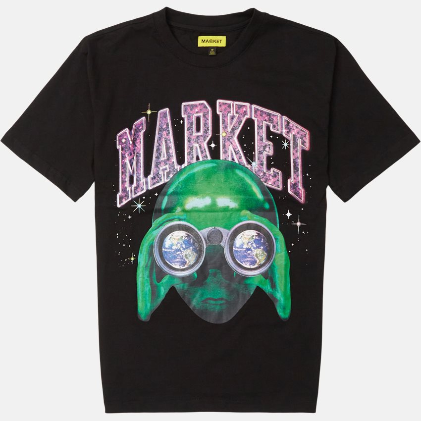Market T-shirts ALIEN SIGHTSEEING BLACK