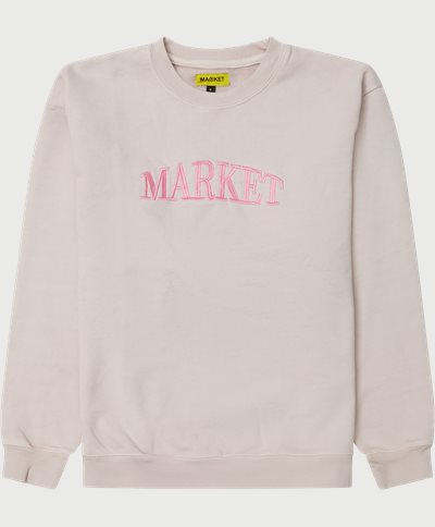 Market Sweatshirts MARKET BRIDGE ARC Lyserød