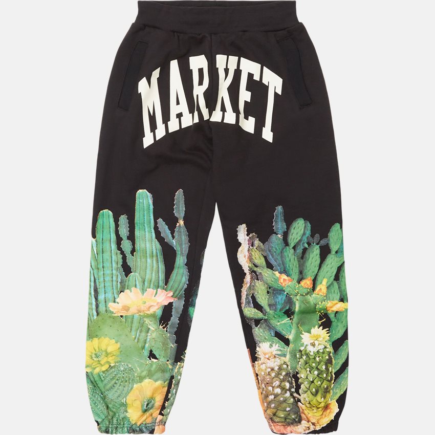 Market Trousers CACTUS ARC PANTS BLACK