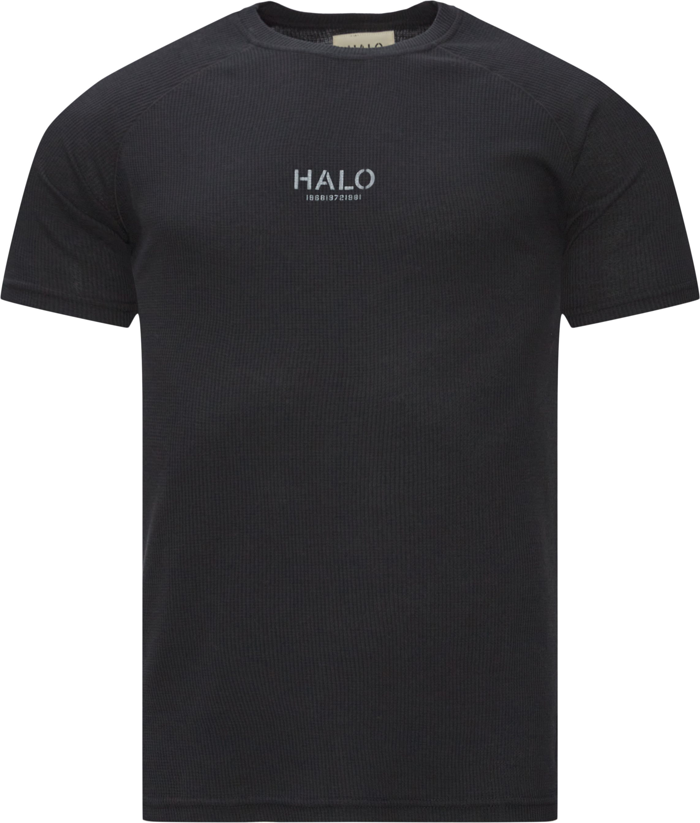 HALO T-shirts WAFFLE TEE 610023 Svart