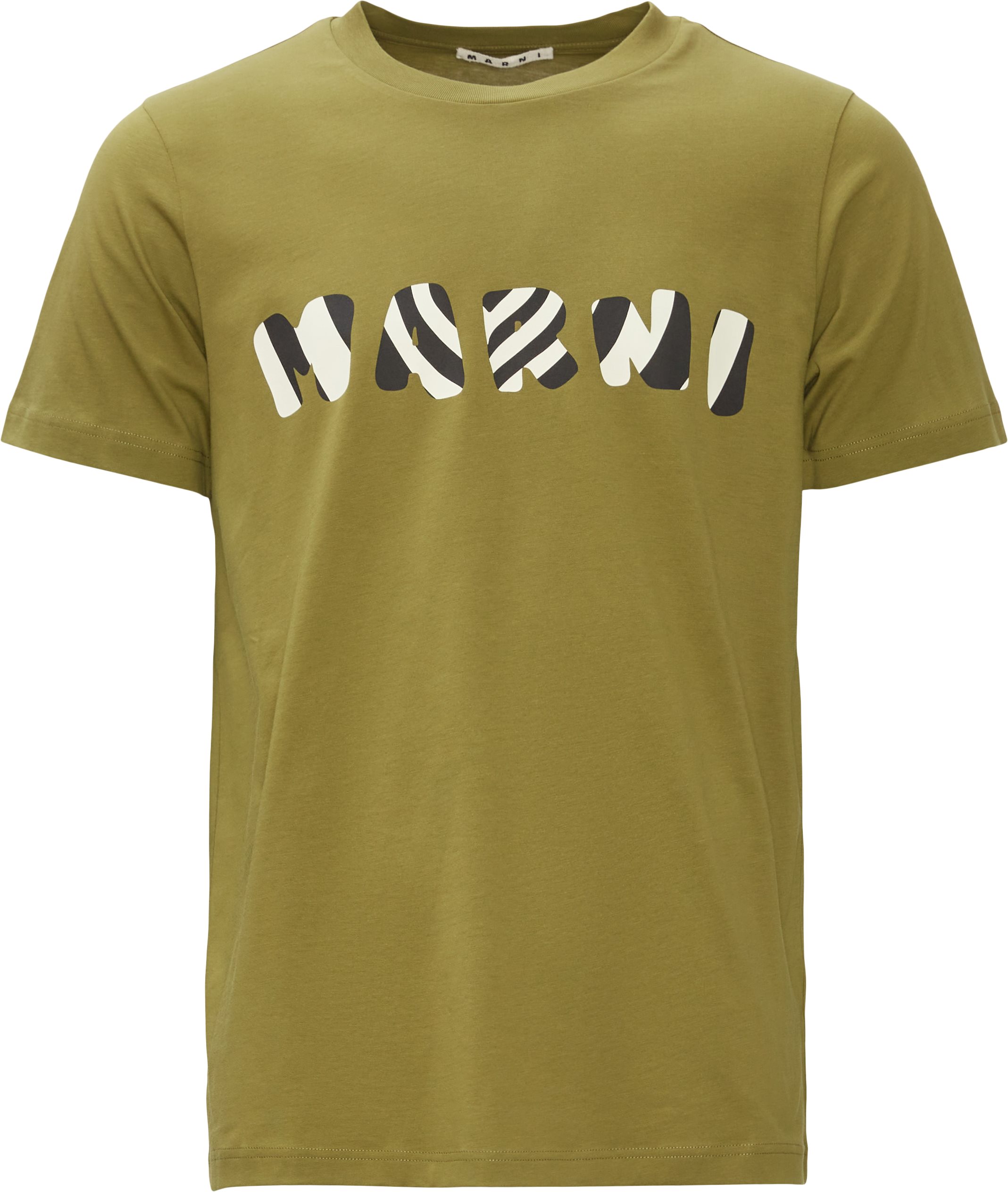 Logo Cotton Tee - T-shirts - Regular fit - Army