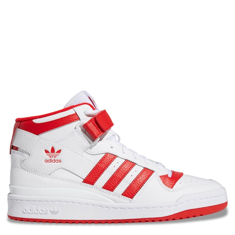 Adidas Originals Forum Mid High Top Sneaker Hvid/rød