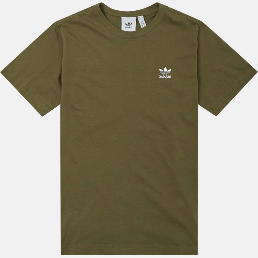 Adidas Originals T-shirts ESSENTIAL TEE SS22 ARMY/HVID