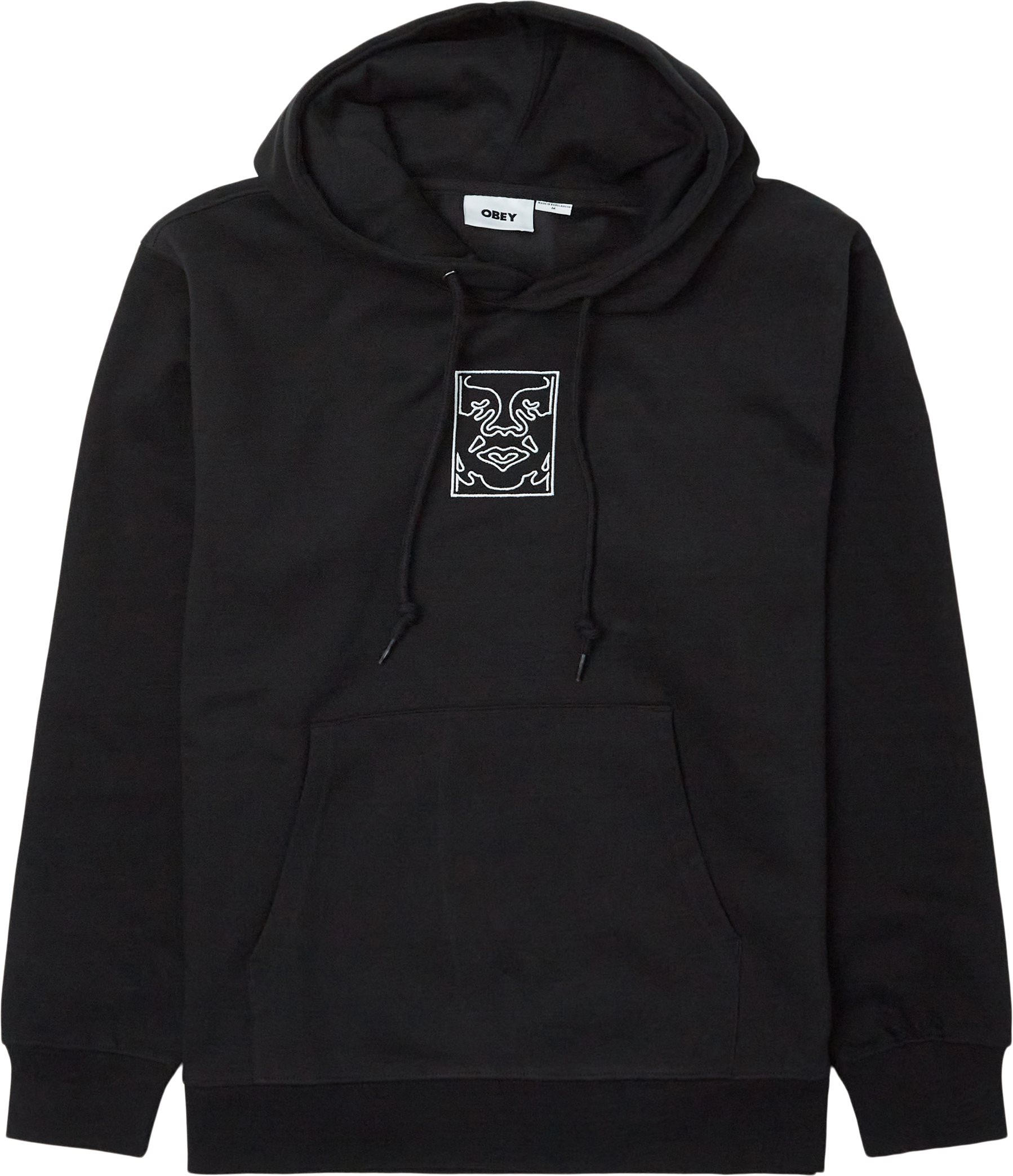 Outline Hoodie - Sweatshirts - Regular fit - Black