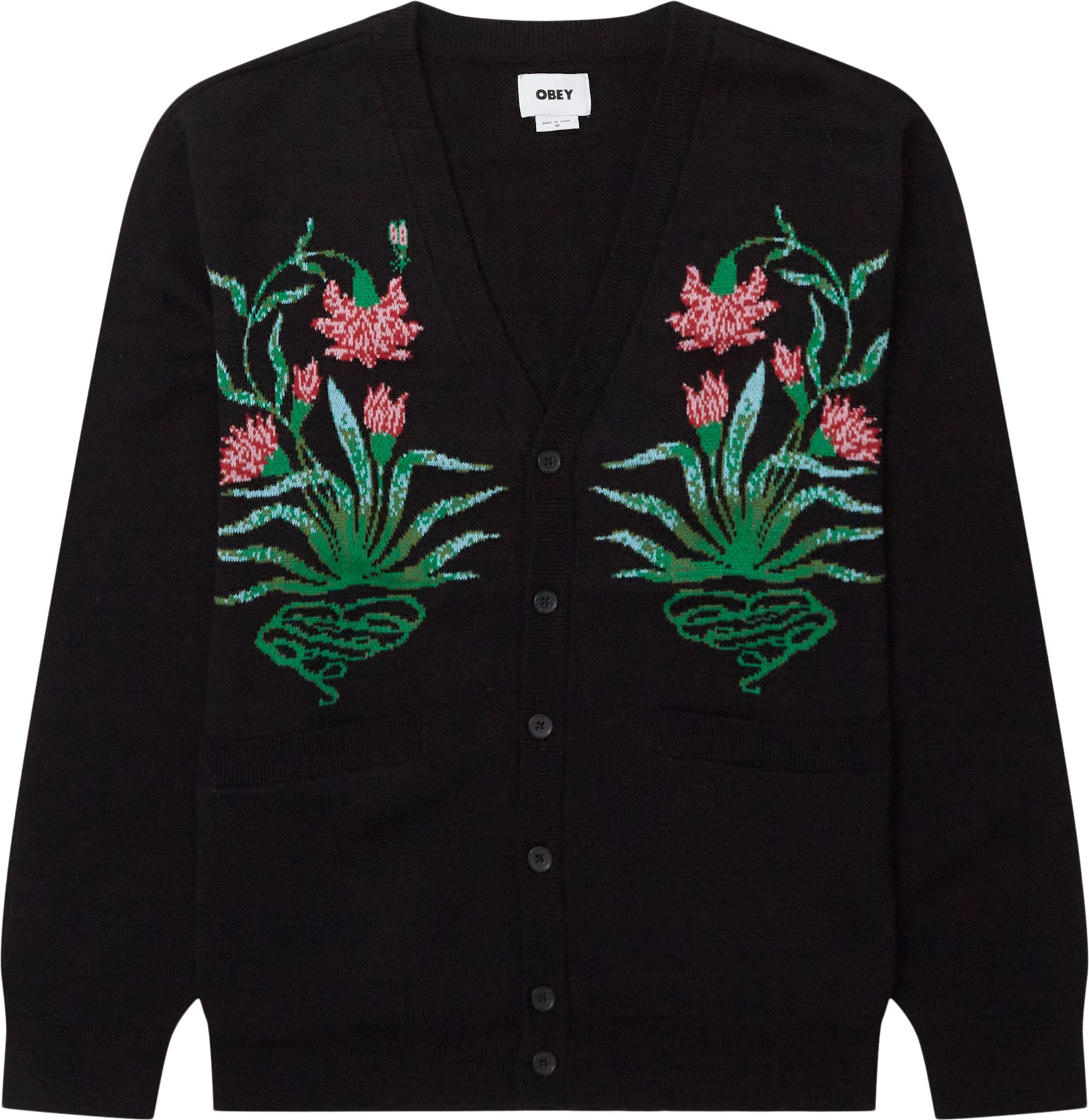 Poppy Cardigan - Knitwear - Regular fit - Black