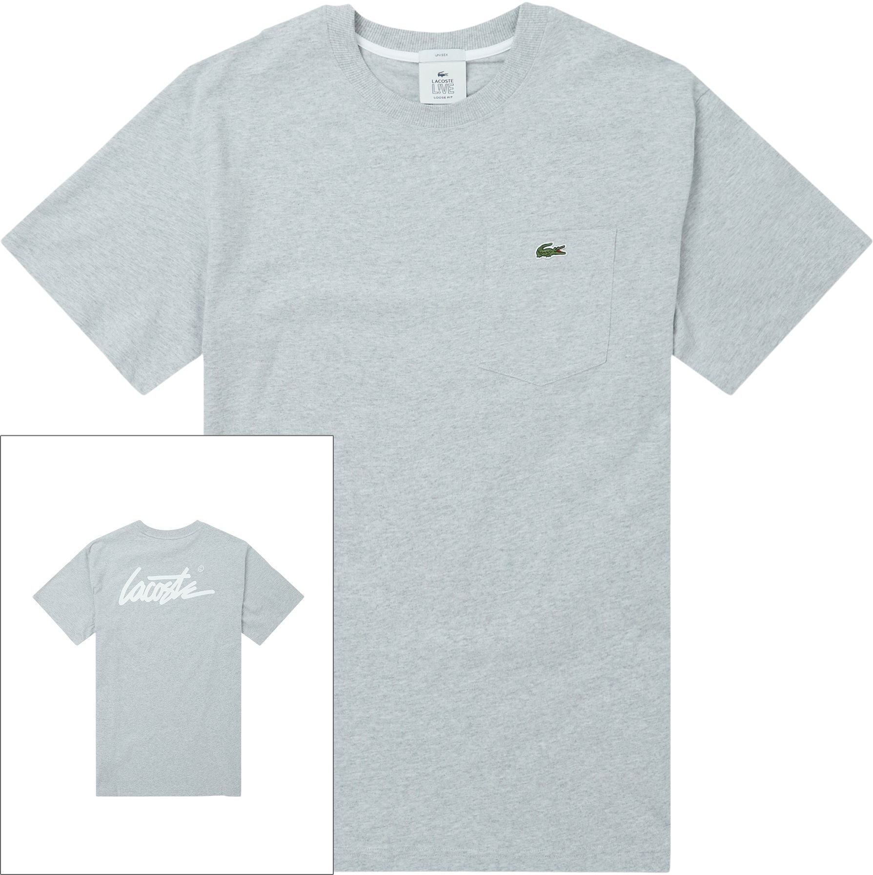 Lacoste T-shirts TH2748 Grå