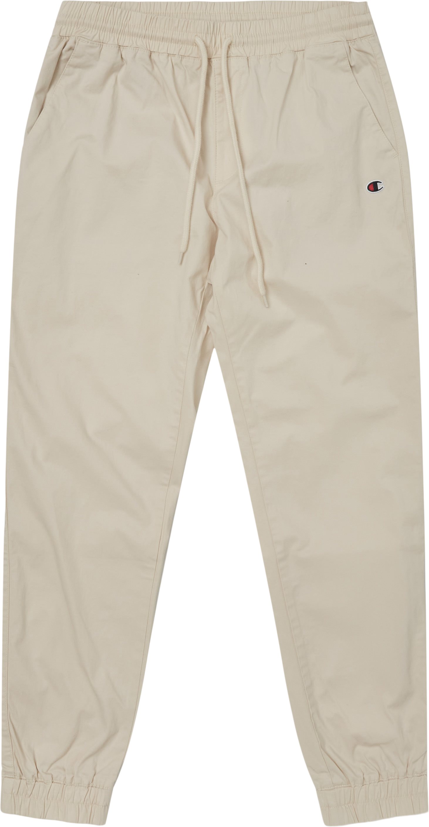 Elastic Cuff Pants - Trousers - Regular fit - Sand