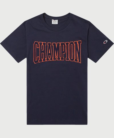 Champion T-shirts CREWNECK T-SHIRT 217172 Blå
