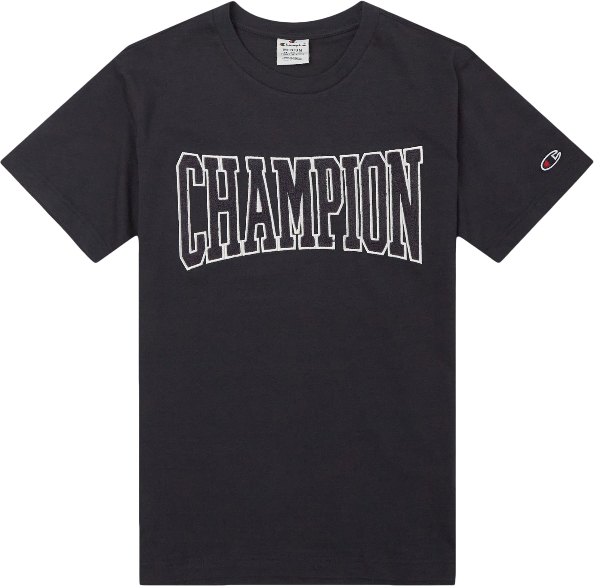 Crewneck Tee - T-shirts - Regular fit - Svart
