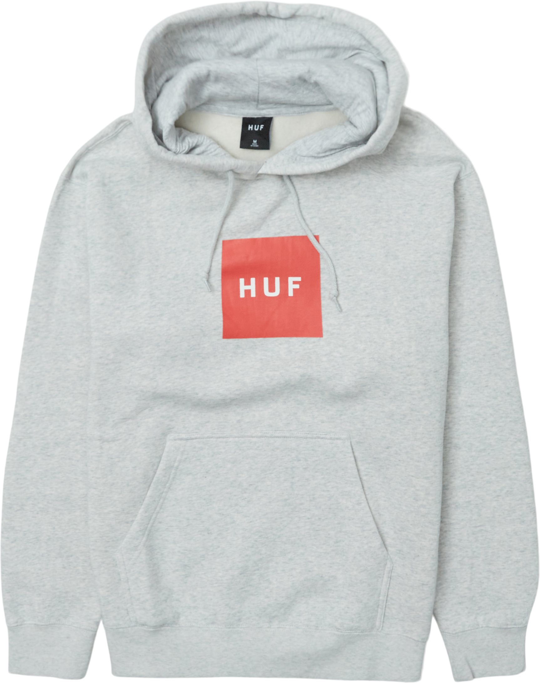 HUF Sweatshirts ESSENTIALS BOX LOGO HOODIE Grey