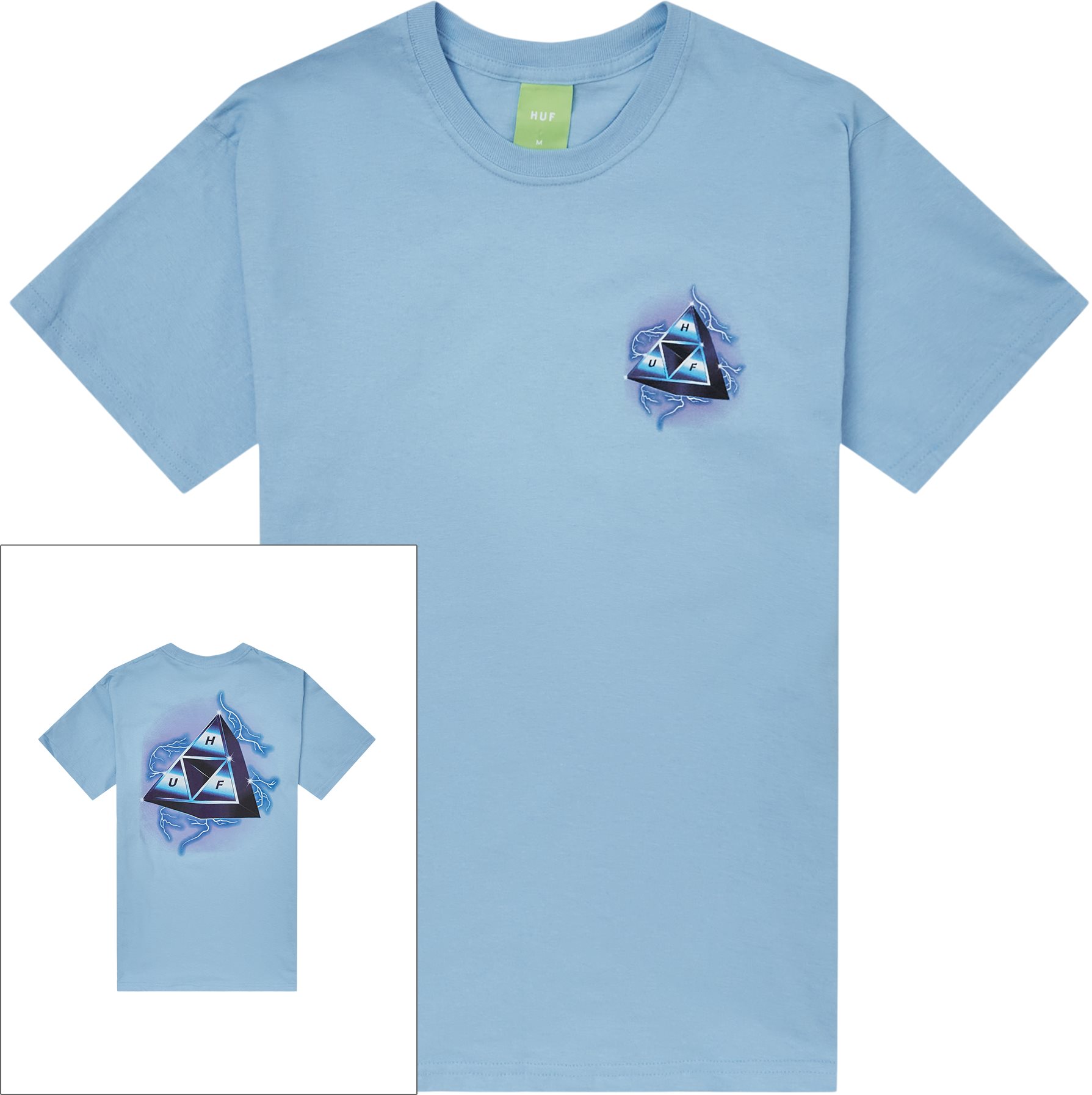 HUF T-shirts STORM SS TEE Blue