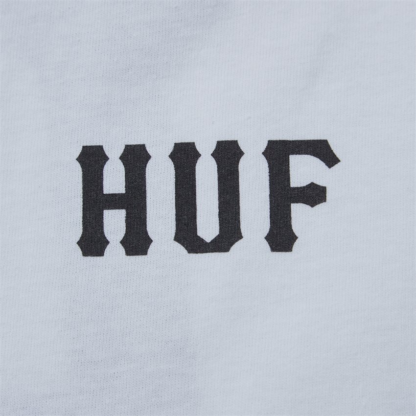 HUF T-shirts ESSENTIALS CLASSIC H SS TEE HVID
