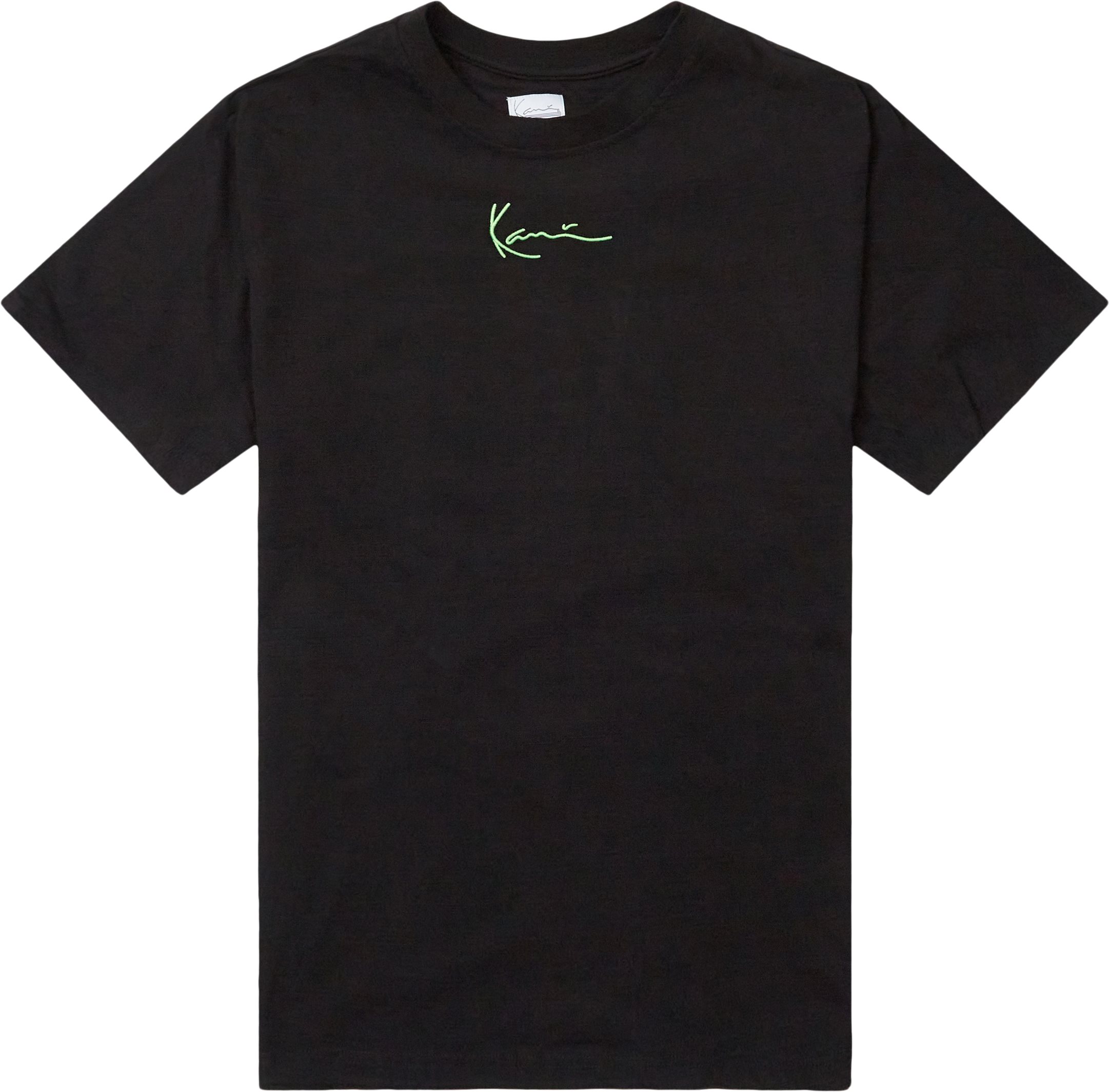 Karl Kani T-shirts SMALL SIGNATURE PRINT TEE 6033295 Black