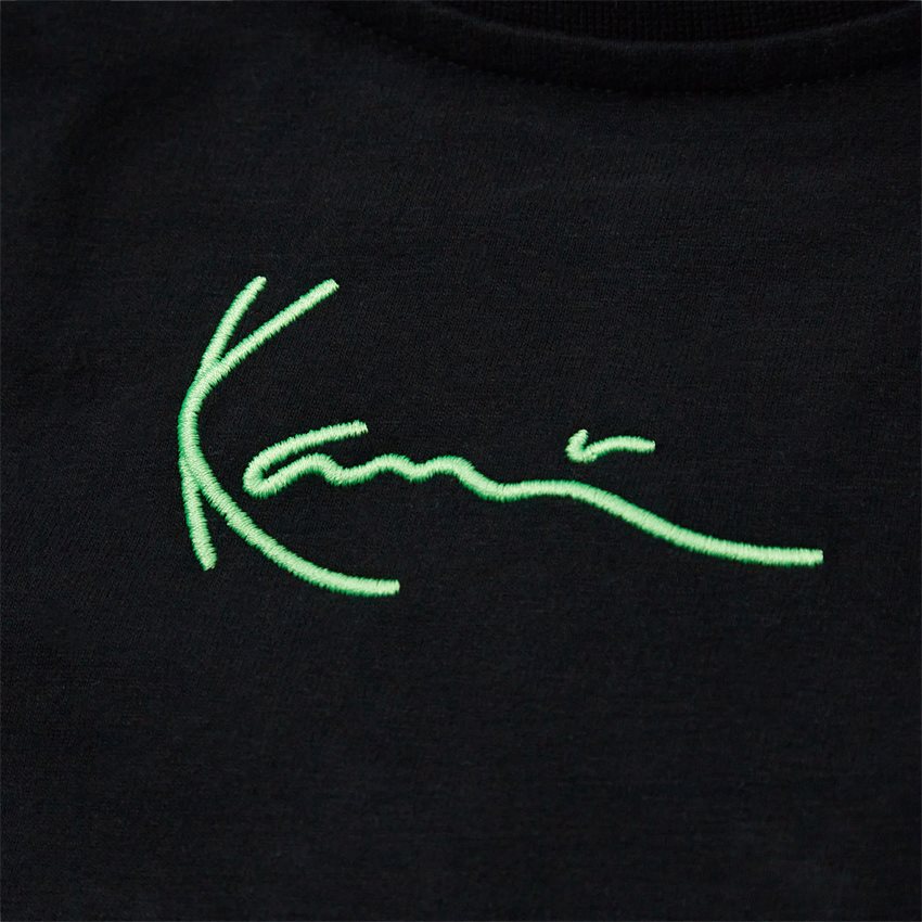 Karl Kani T-shirts SMALL SIGNATURE PRINT TEE 6033295 SORT