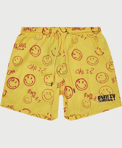 Signature Smiley Resort Shorts Regular fit | Signature Smiley Resort Shorts | Yellow