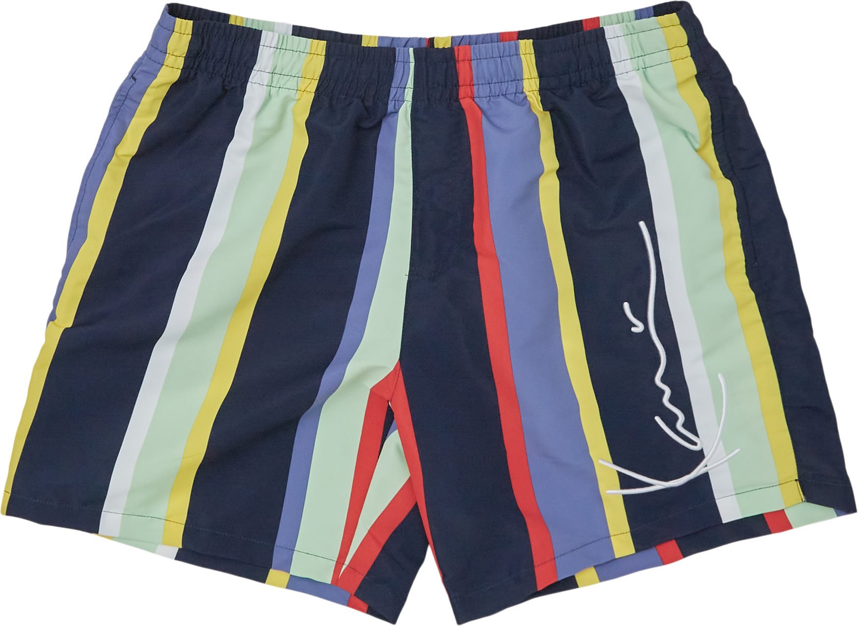 Signature Stripe Boardshorts - Shorts - Regular fit - Blå