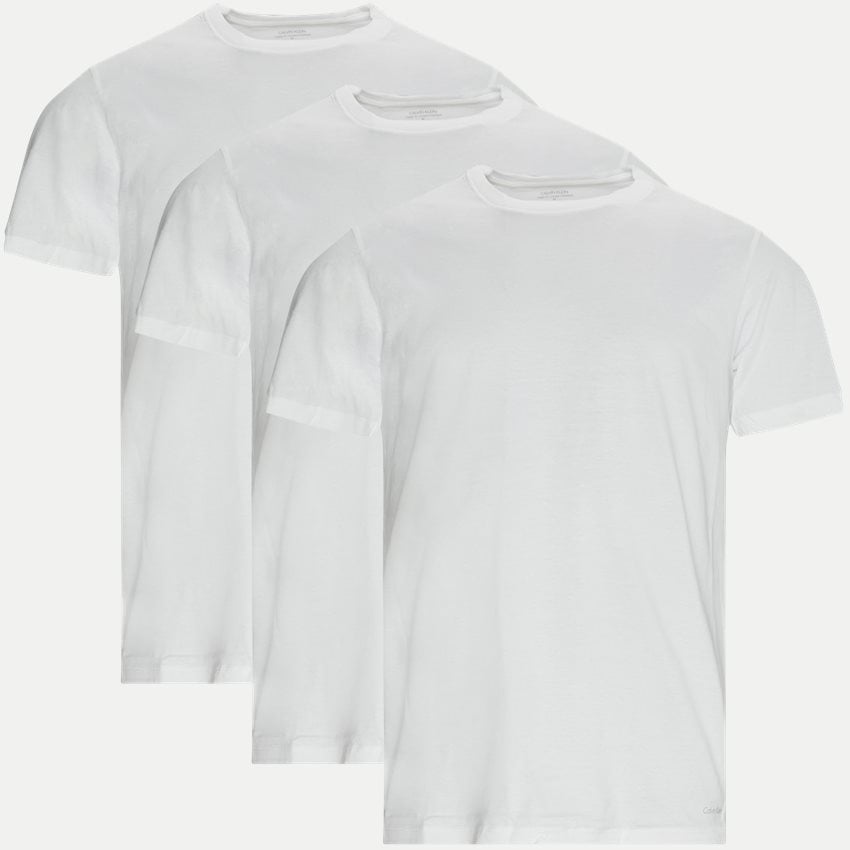 Calvin Klein T-shirts NB40111 CREW NECK 3-PACK HVID