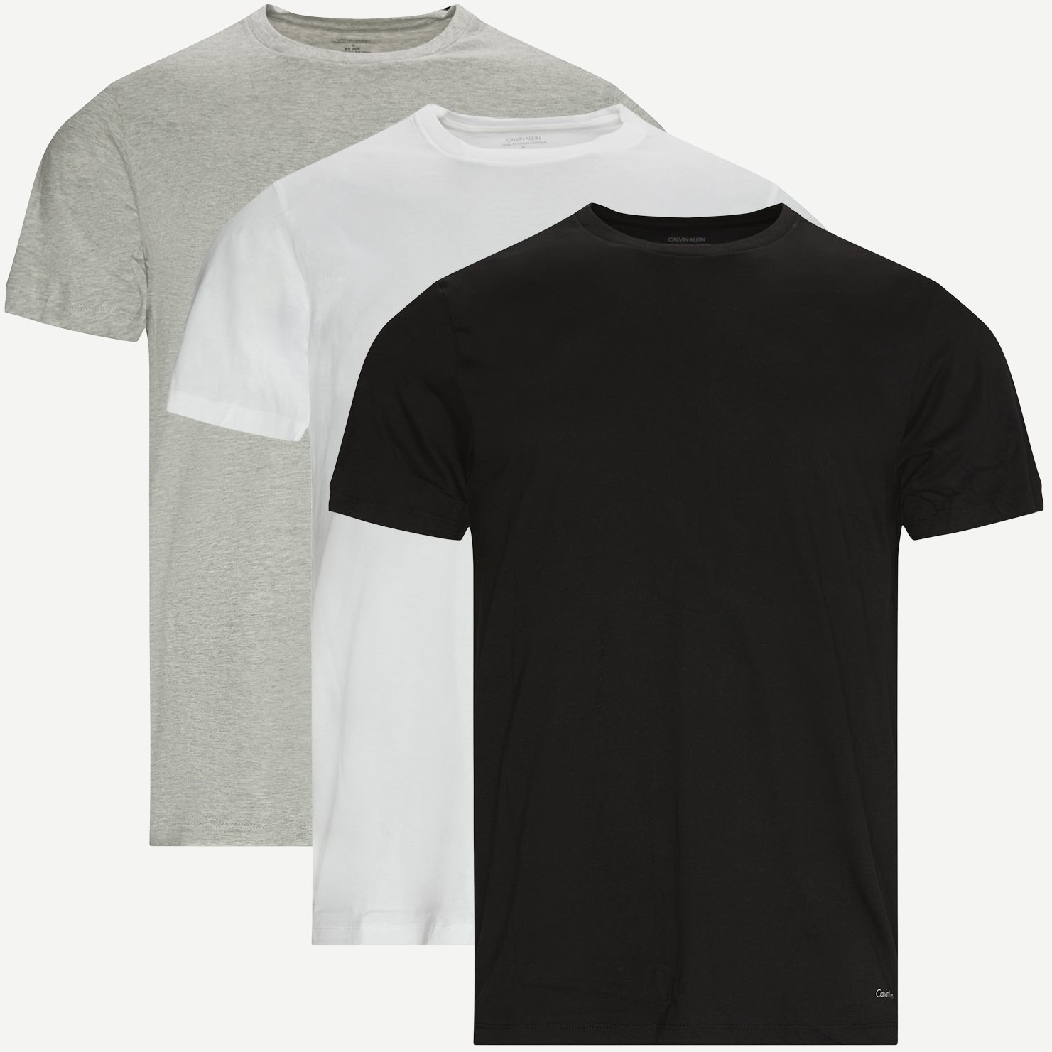 3-Pack Crewneck T-Shirts - T-shirts - Classic fit - Multi