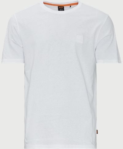 BOSS Casual T-shirts 50472584 Hvid