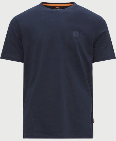 BOSS Casual T-shirts 50472584 Blå