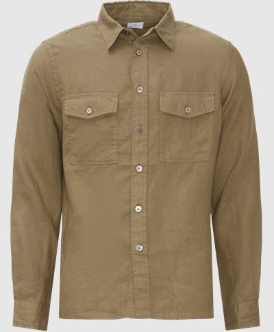 Classic Linen Shirt Regular fit | Classic Linen Shirt | Army