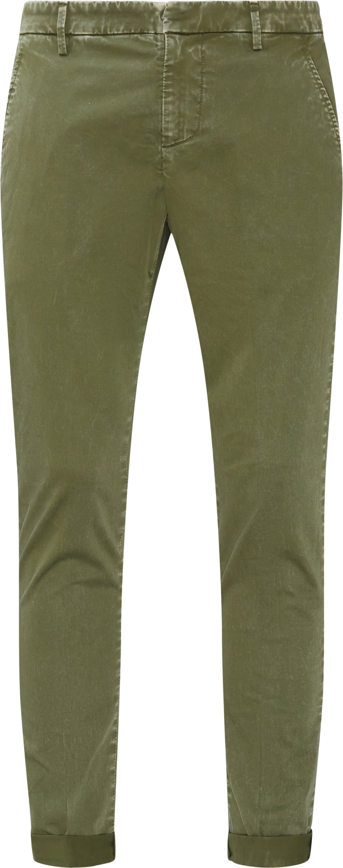 Trousers - Slim fit - Army