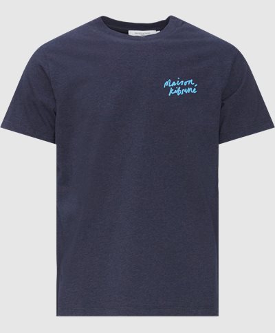 Maison Kitsuné T-shirts IM00130KJ0035 Blå