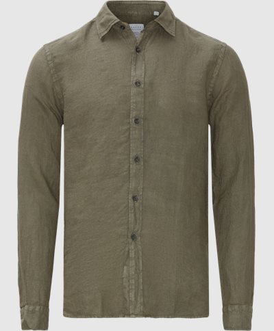 Classic Linen Shirt Slim fit | Classic Linen Shirt | Army