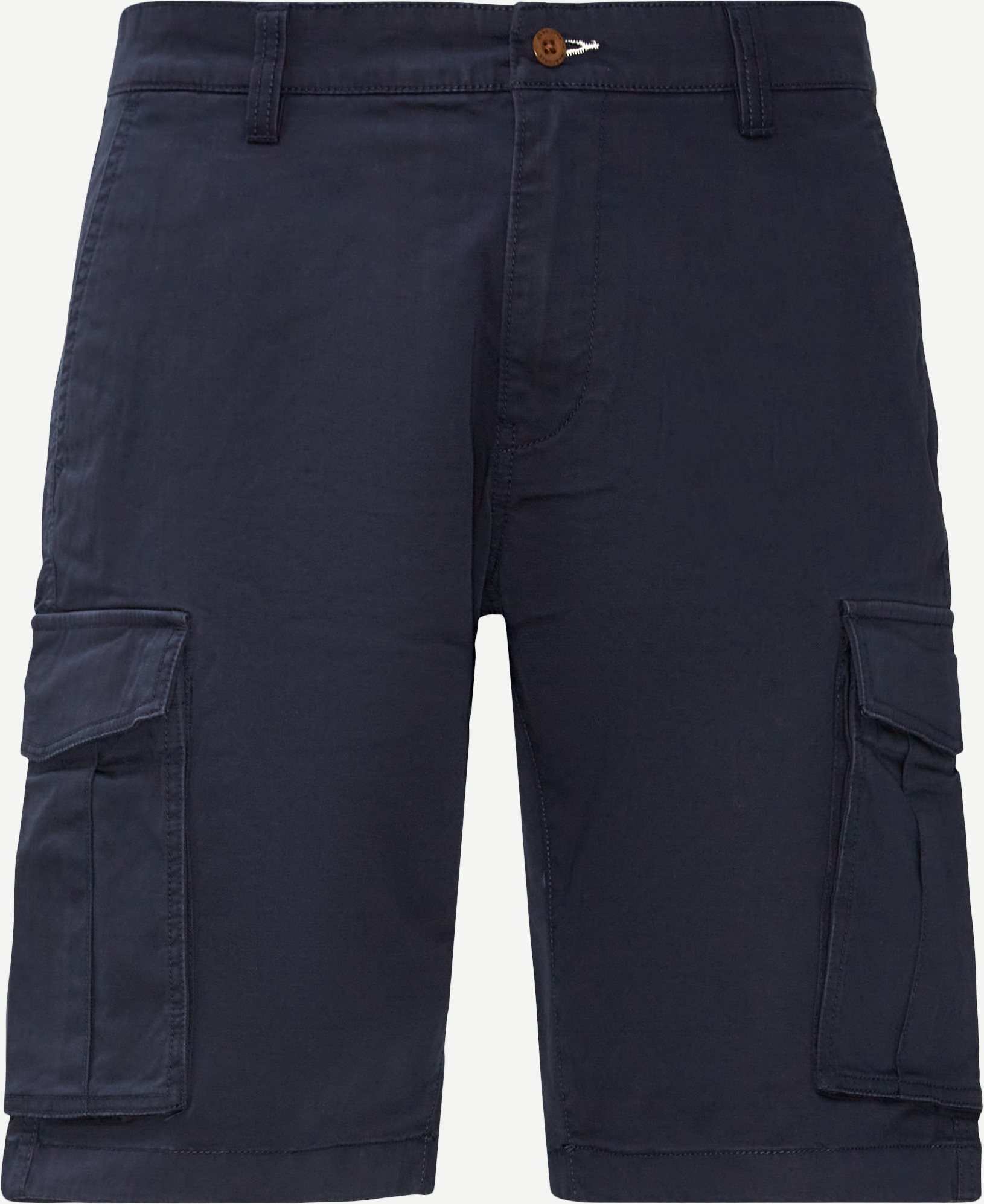 Relaxed Twill Cargo Shorts - Shorts - Relaxed fit - Blå