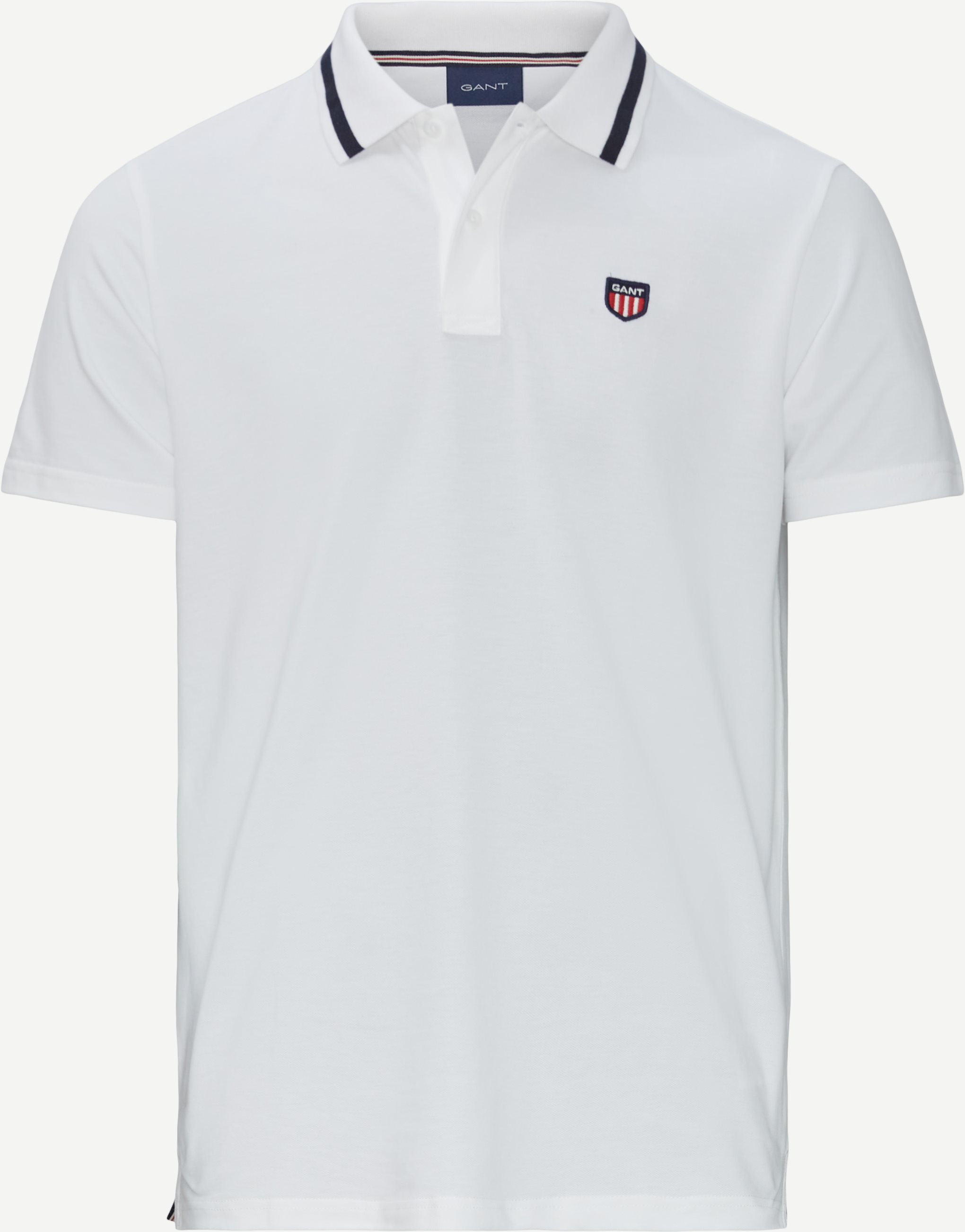 Gant Retro Polo - T-shirts - Regular fit - Hvid