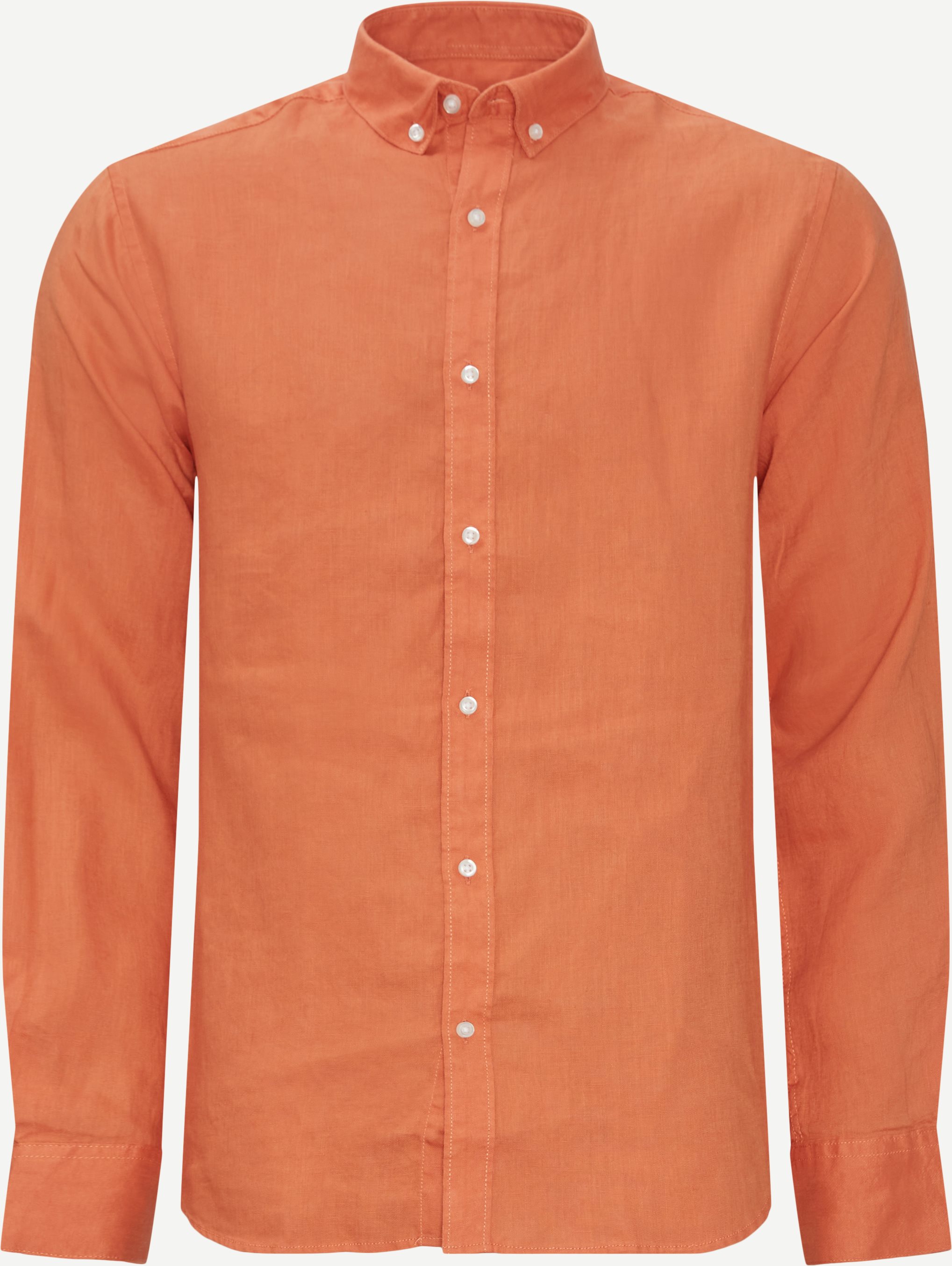 Shirts - Slim fit - Orange