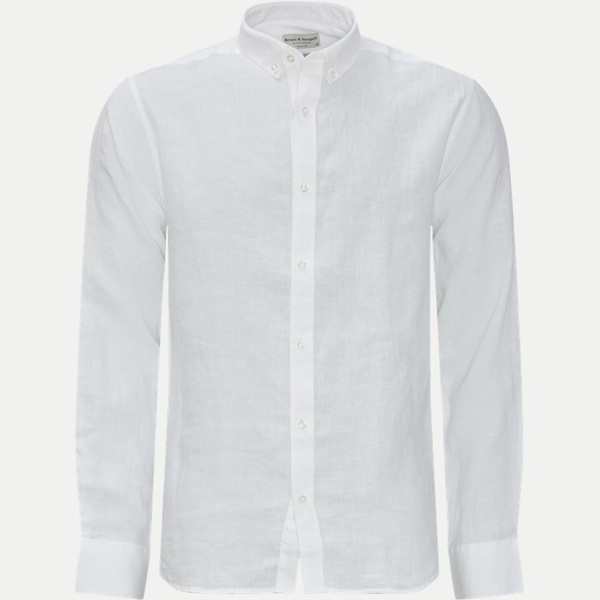 Bruun & Stengade Shirts SAINZ WHITE