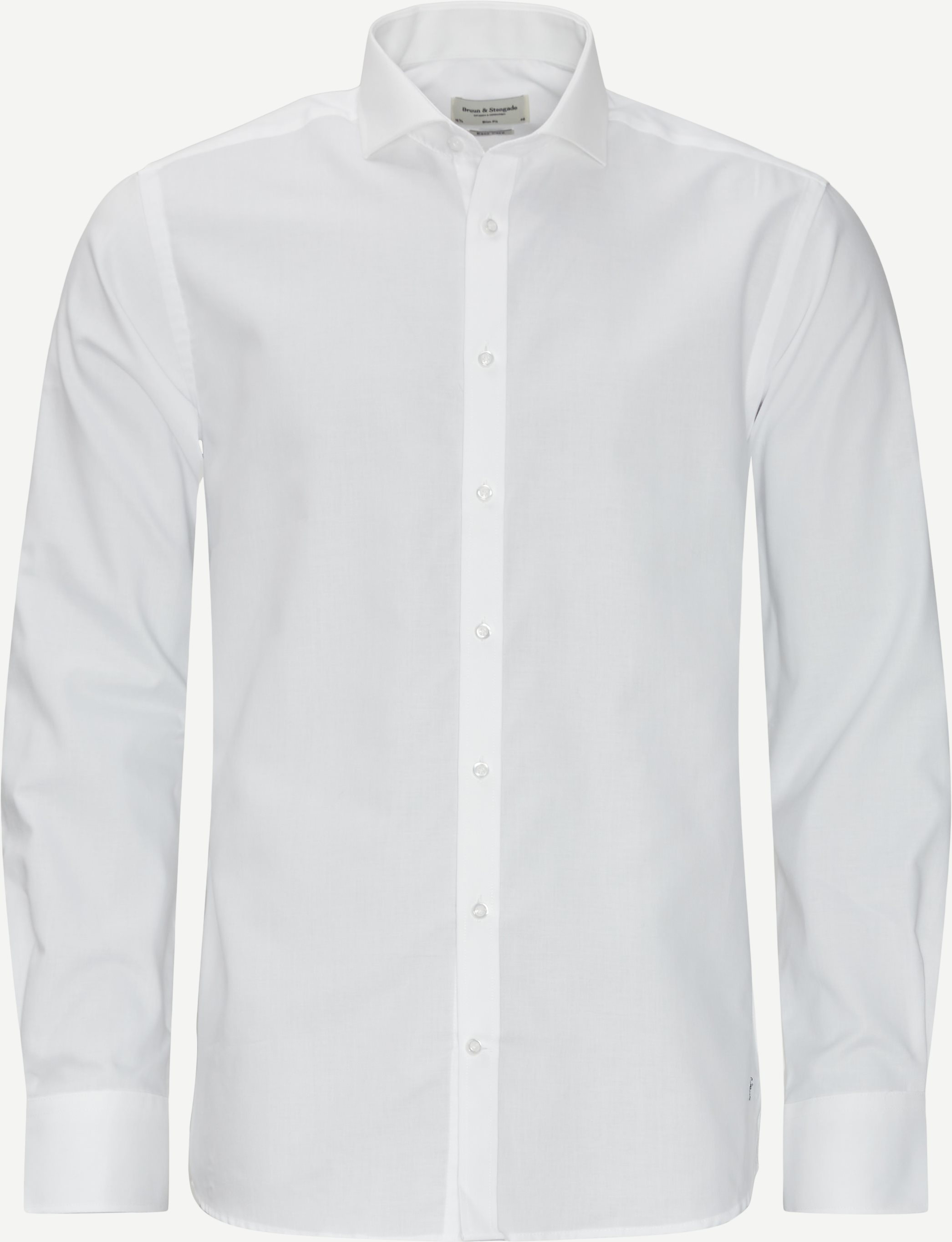 Leonardo Skjorte - Skjorter - Slim fit - Hvid