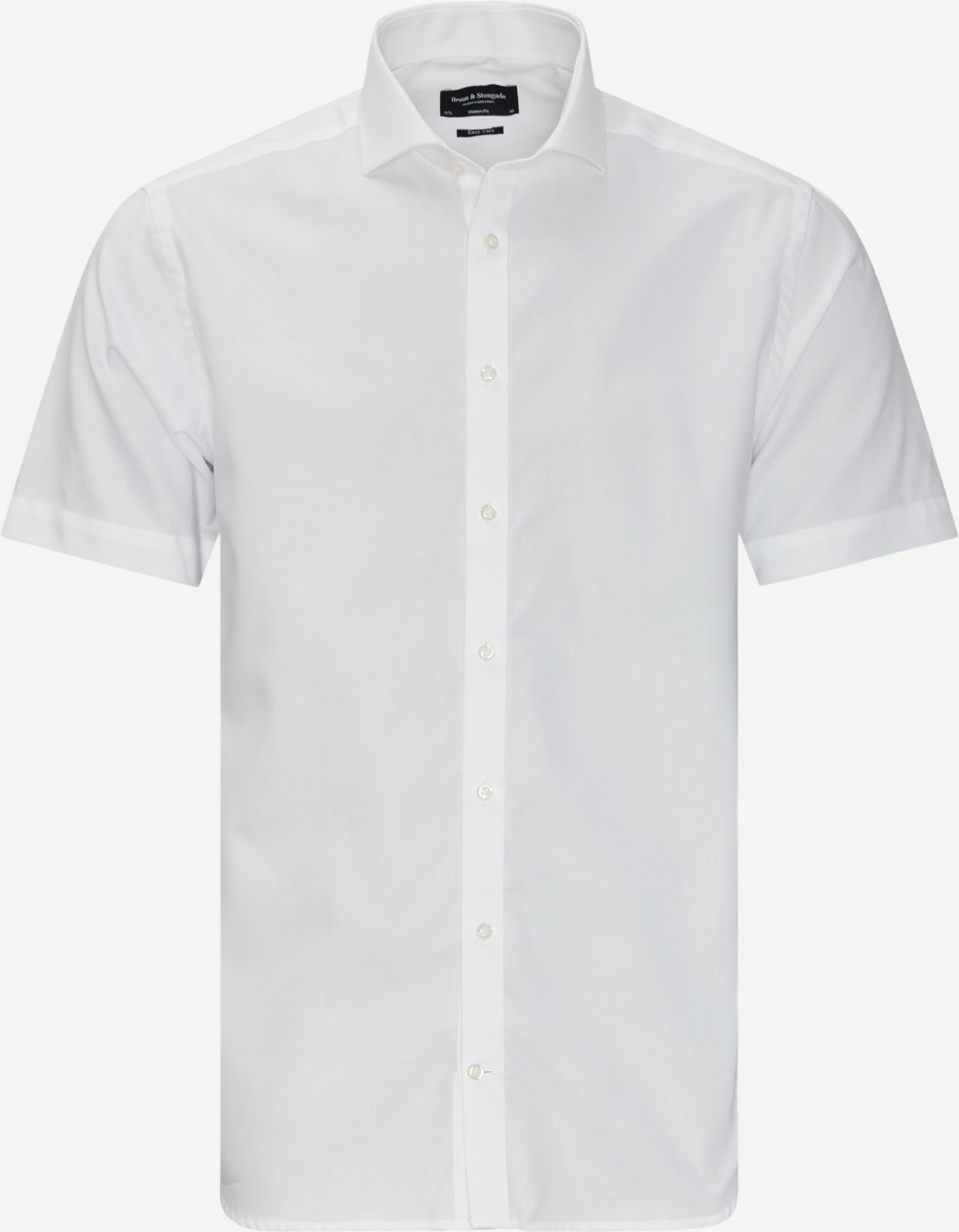 Willis Kortærmet Skjorte - Kortærmede skjorter - Modern fit - Hvid